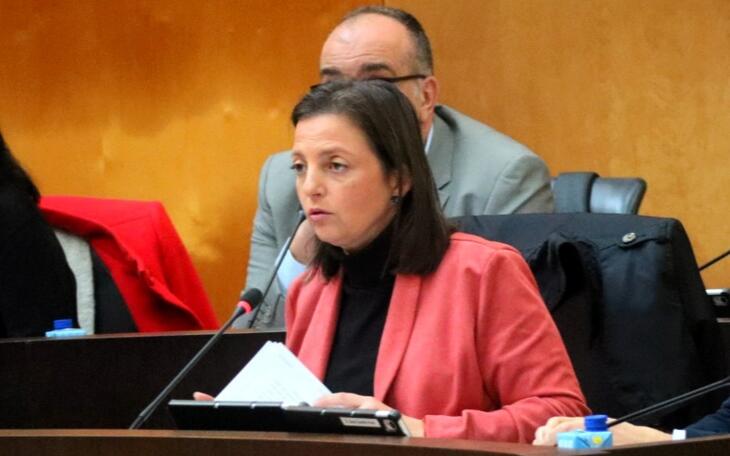 Cristina Escoda del grupo Socialista.